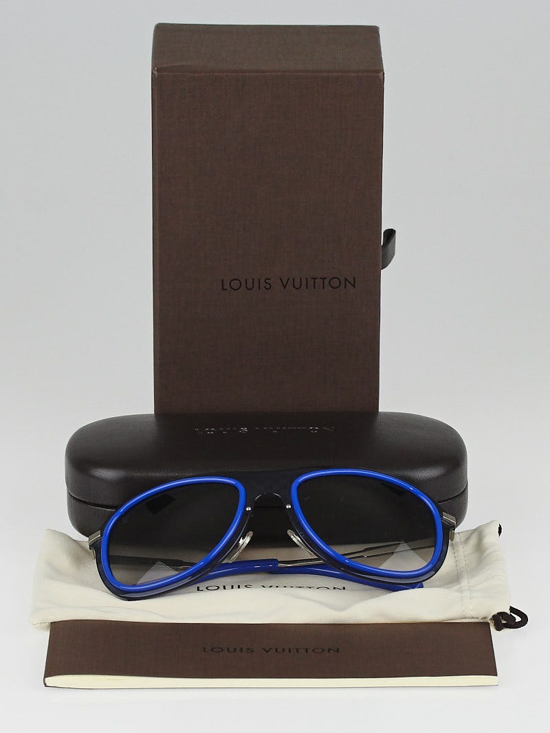 Louis Vuitton Impulsion Frame Women Sunglasses Blue