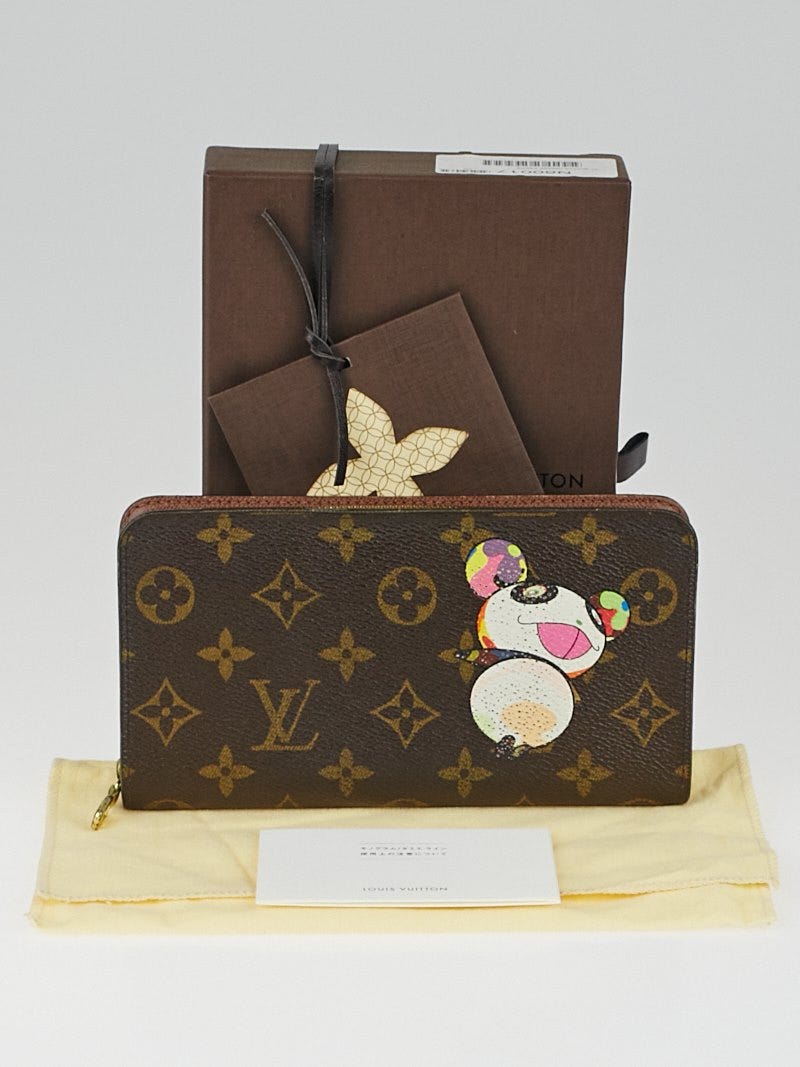 Louis Vuitton Murakami Monogram Canvas Panda Wallet with Coin Pocket -  Yoogi's Closet