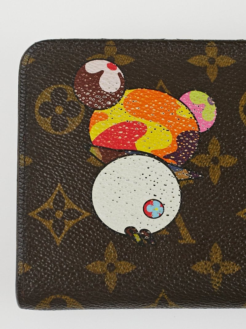 Louis Vuitton Limited Edition Monogram Canvas Murakami Panda Bifold Wallet  - Yoogi's Closet