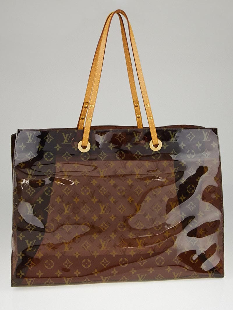 Louis Vuitton amber Dark brown Leather Plastic ref185332  Joli Closet