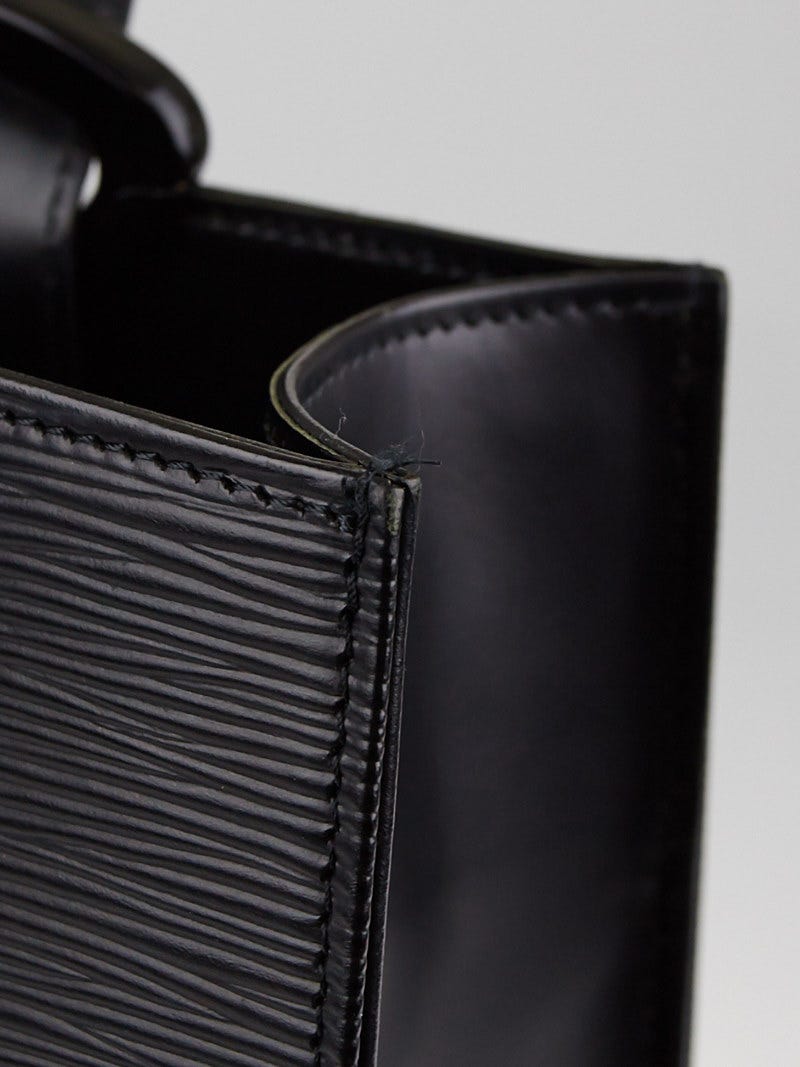 LOUIS VUITTON Black Epi Leather Z Gemeaux Tote Bag Shoulder