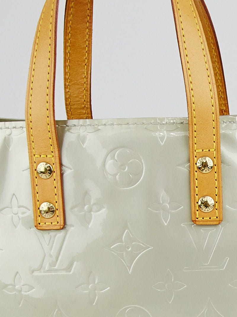 Louis Vuitton Silver Monogram Vernis Reade PM Bag - Yoogi's Closet