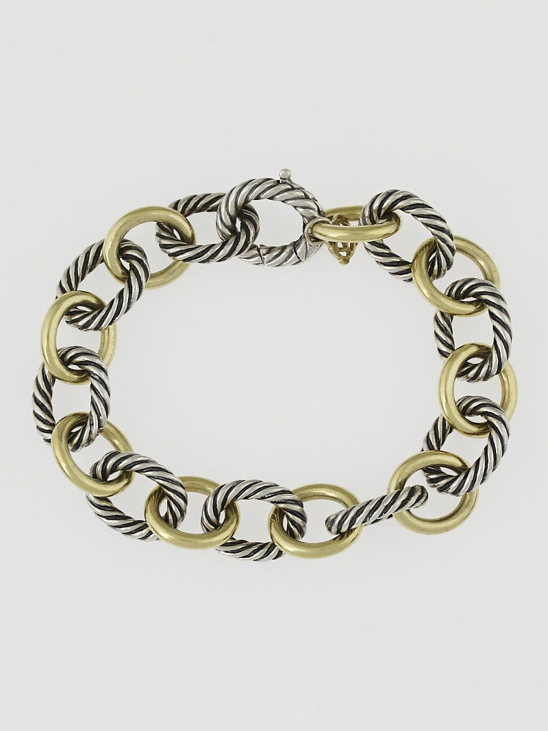 Oval Link Chain Bracelet in Sterling Silver, 17mm | David Yurman