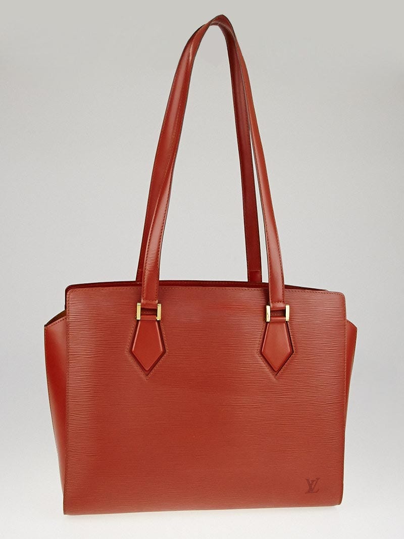 Louis Vuitton Fawn Epi Leather Lussac Tote Bag - Yoogi's Closet