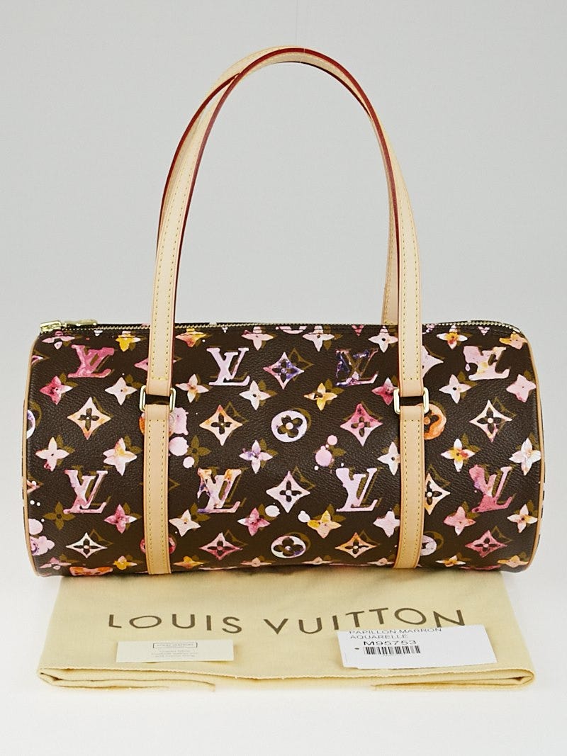 Louis Vuitton Limited Edition Richard Prince Monogram Watercolor Aquarelle Papillon  30 Bag - Yoogi's Closet