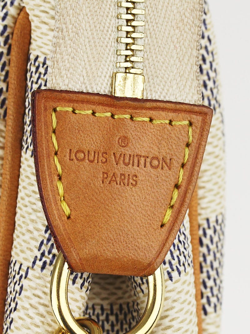 Authentic Louis Vuitton Damier Azur Canvas Eva Clutch Messenger Bag – Paris  Station Shop