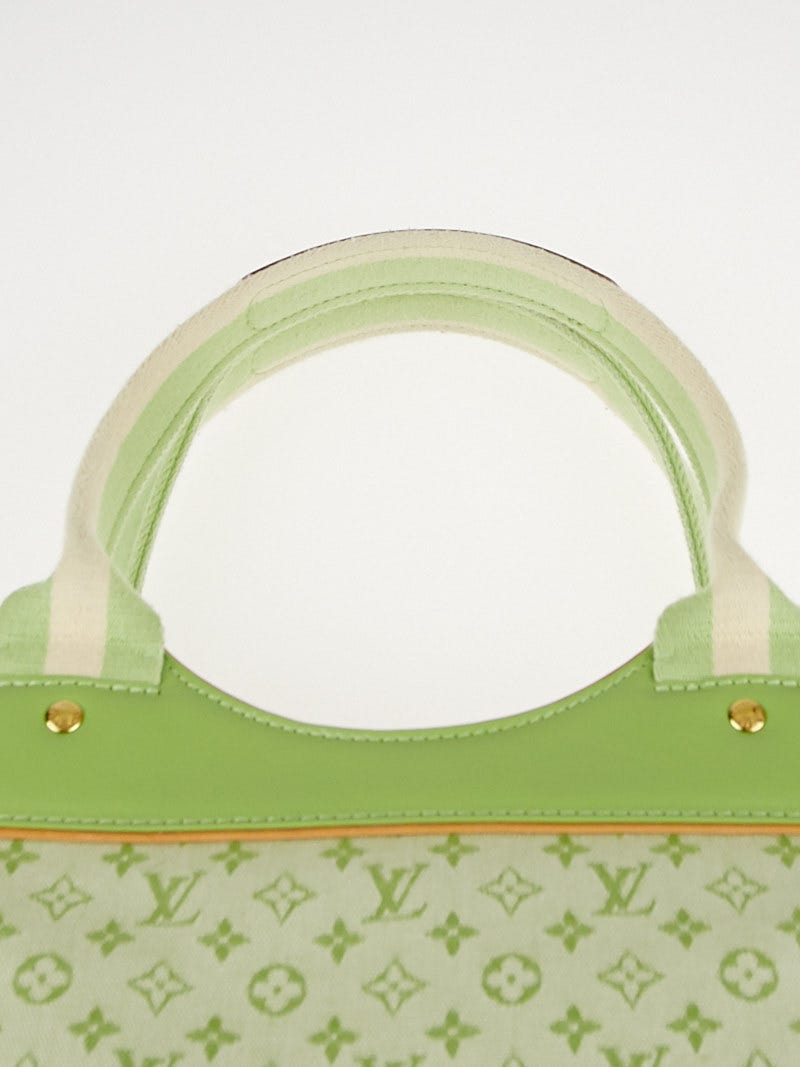 Kathleen cloth handbag Louis Vuitton Green in Cloth - 33425053
