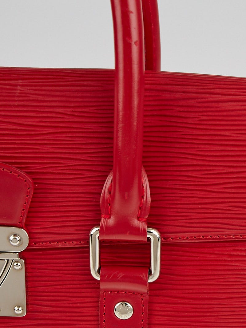 Louis Vuitton Castillion Red Epi Leather Segur Shoulder Bag