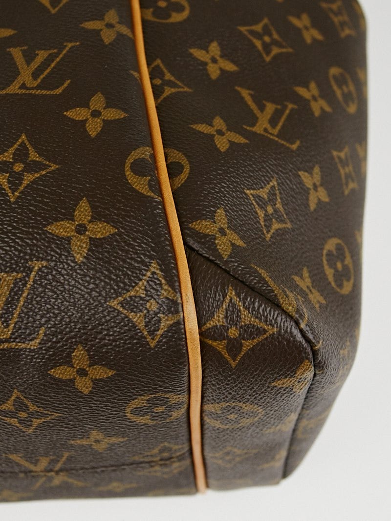 Louis Vuitton Black Monogram Canvas MM V Tote Bag - Yoogi's Closet