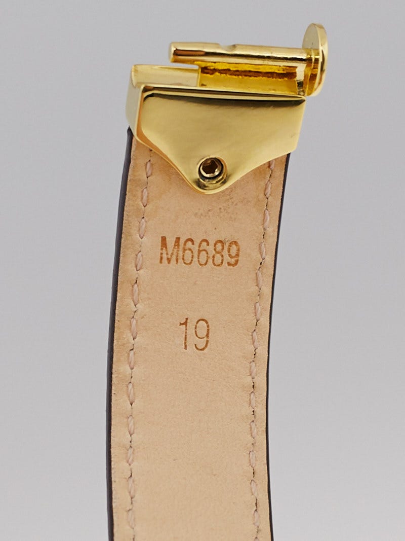Louis Vuitton Monogram Canvas Nano Bracelet Size 19 - Yoogi's Closet