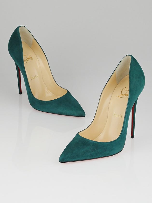 Christian Louboutin Forest Suede So Kate 120 Pumps Size 8.5/39