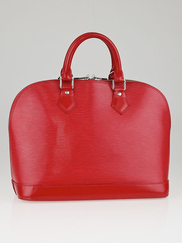 Louis Vuitton Rouge Epi Leather Alma PM Bag