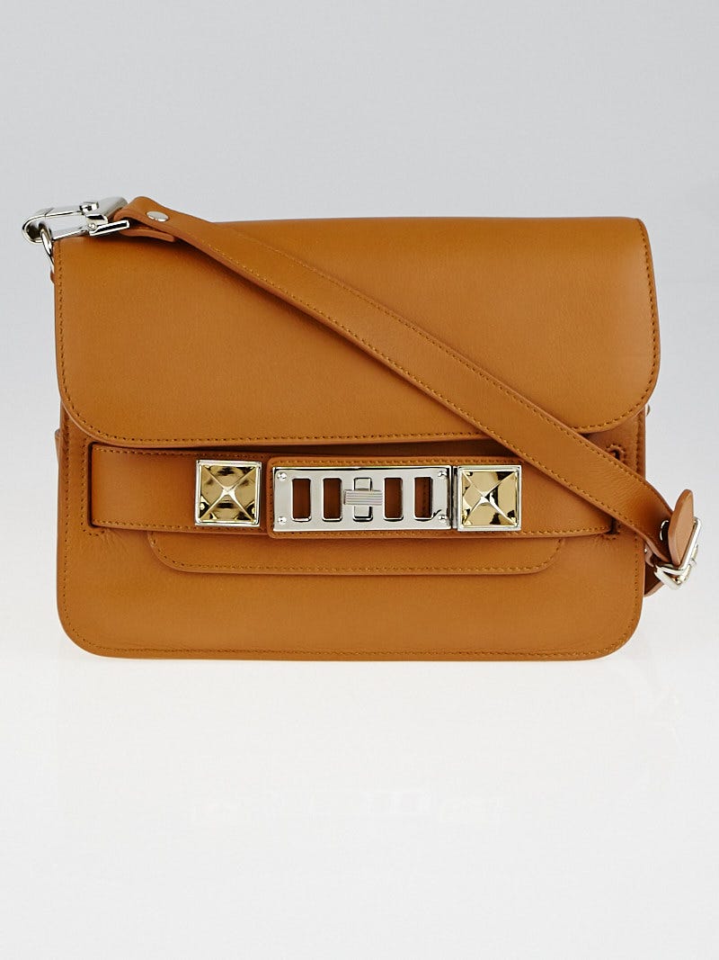 Proenza Schouler Caramel Smooth Calfskin Leather PS11 Mini Classic