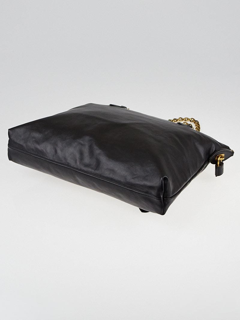 Boudoir Lock It Chain Bag - Louis Vuitton Authentique Black Leather  ref.395776 - Joli Closet