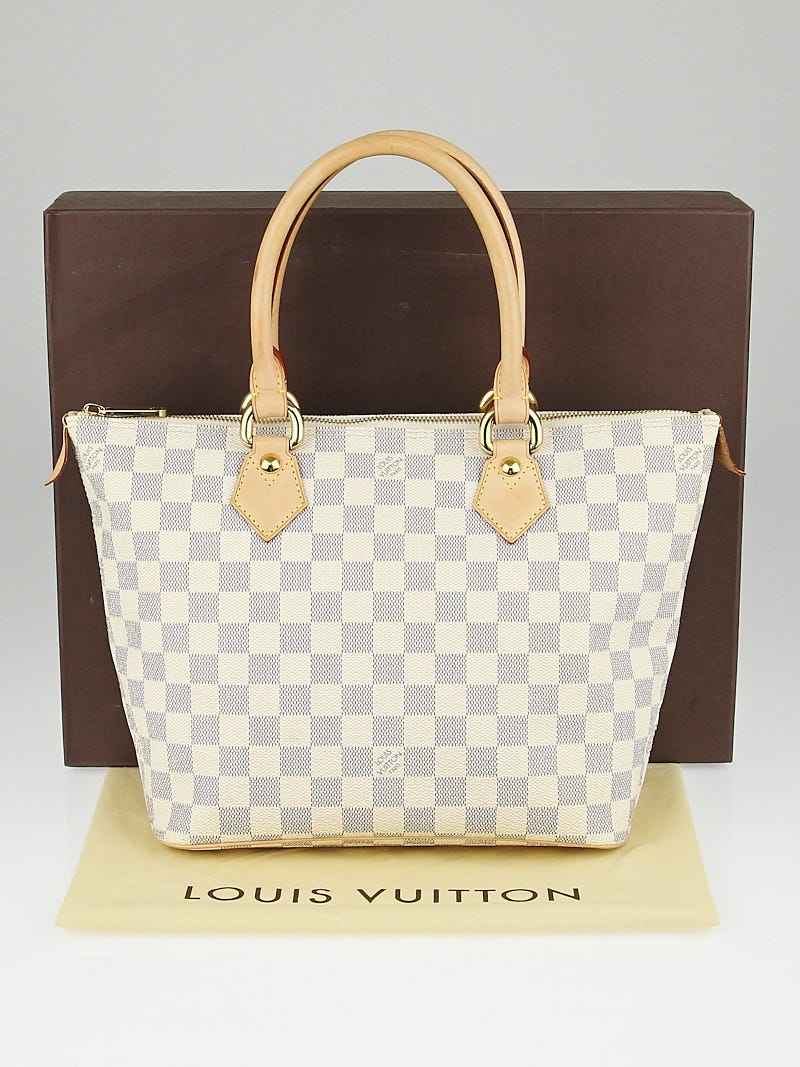 Louis Vuitton Damier Azur Canvas Saleya GM Bag - Yoogi's Closet