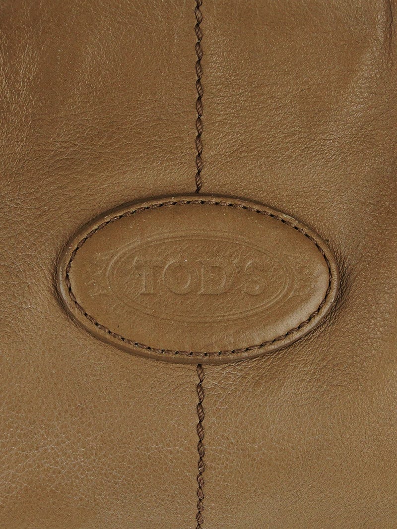 Tod's Beige Leather G-Line Easy Sacca Grande Tote Bag