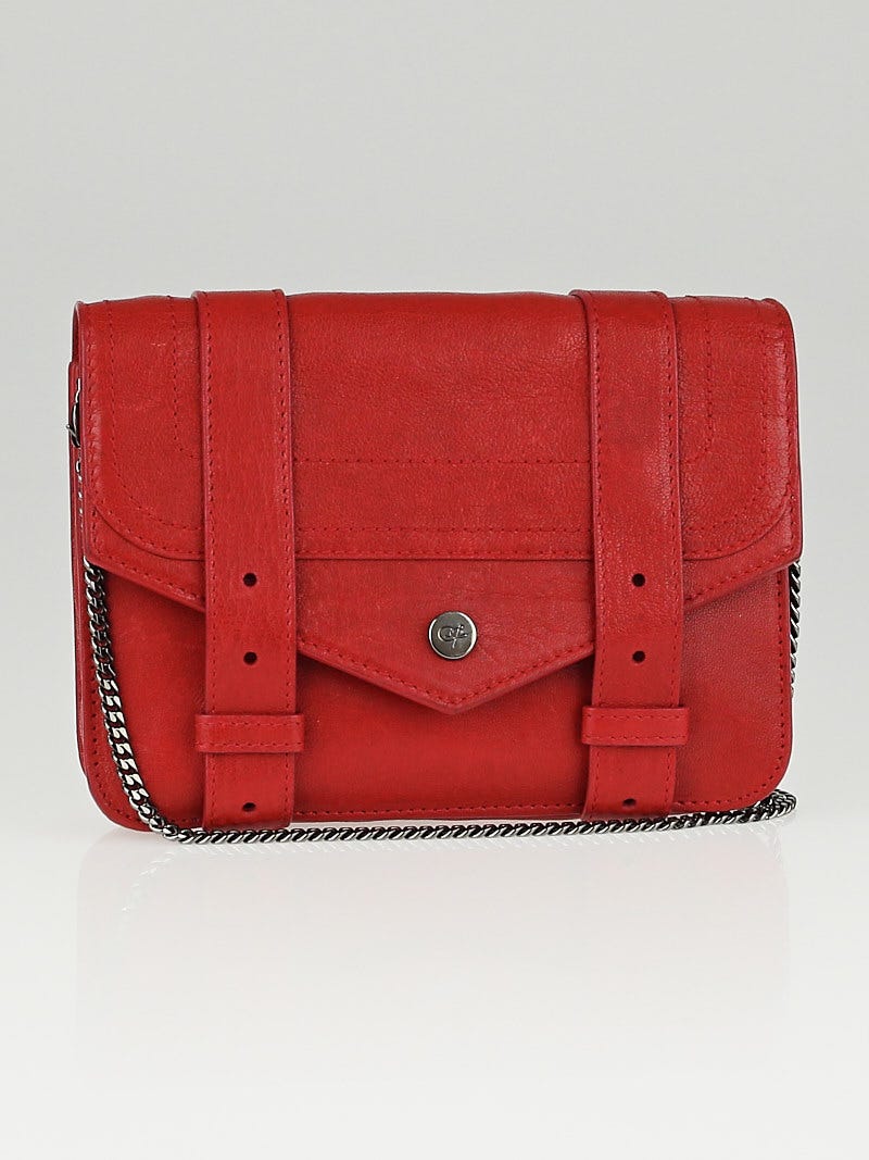 Proenza Schouler large PS1 leather tote bag - Red