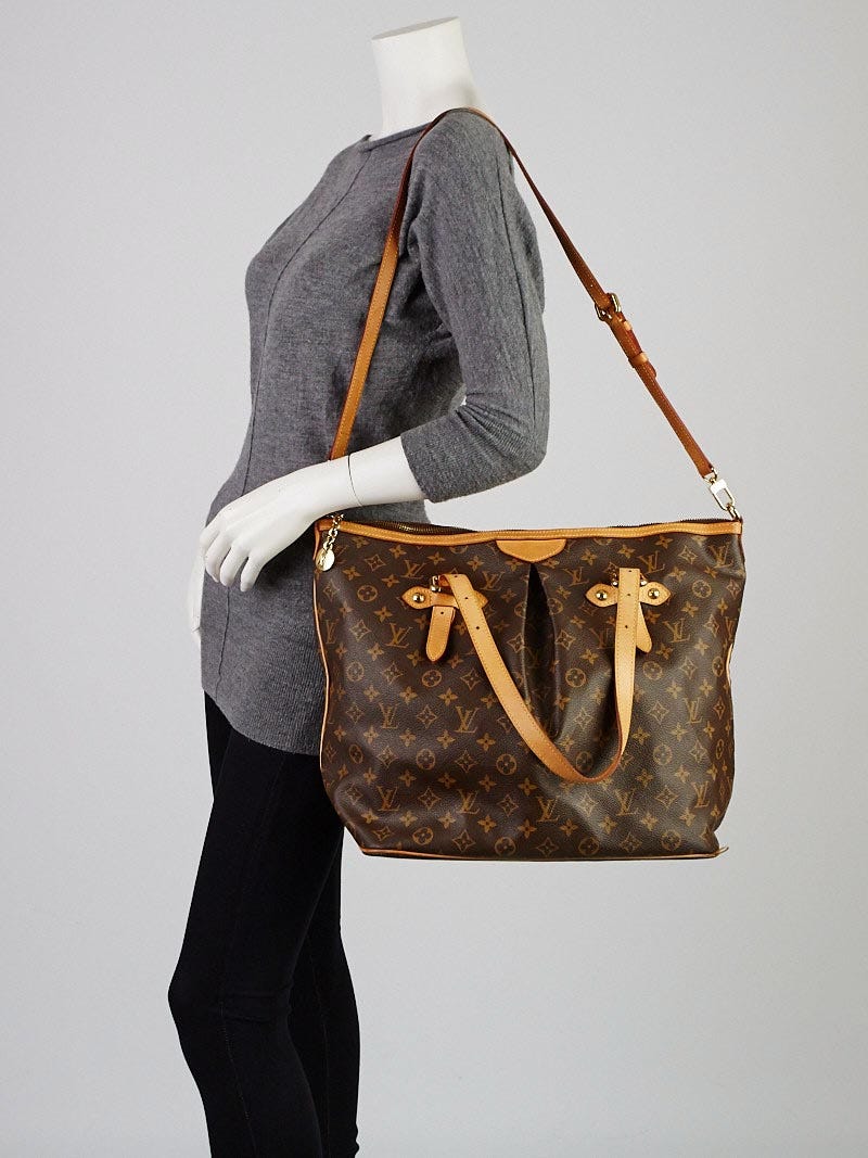 Authentic Louis Vuitton Palermo MM Monogram Canvas Shoulder Bag  eBay