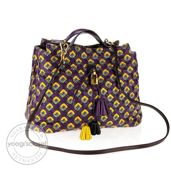 Marc Jacobs Purple Leather Robert Leslie Memphis Bag