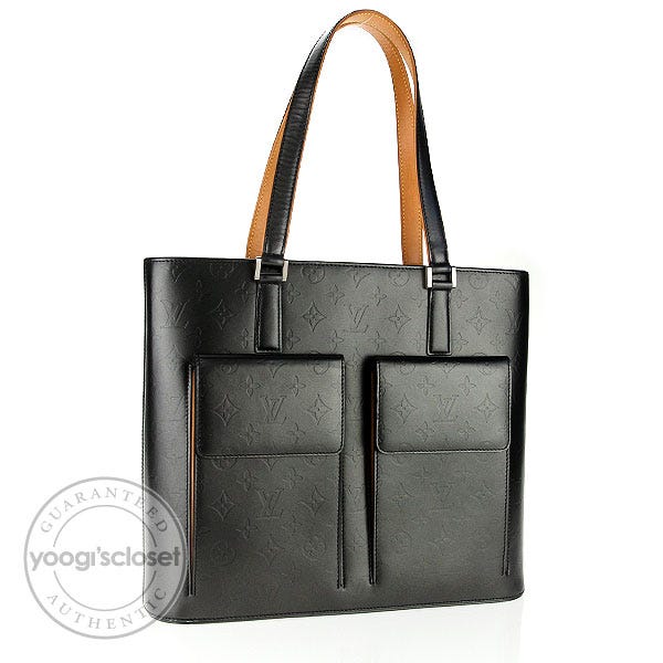 Louis Vuitton Black Monogram Mat Willwood Bag