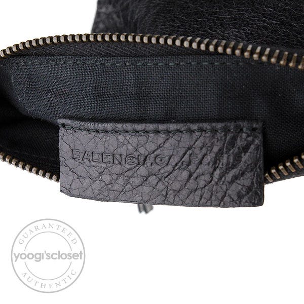 Balenciaga Pink Lambskin Leather Classic Click Coin Purse