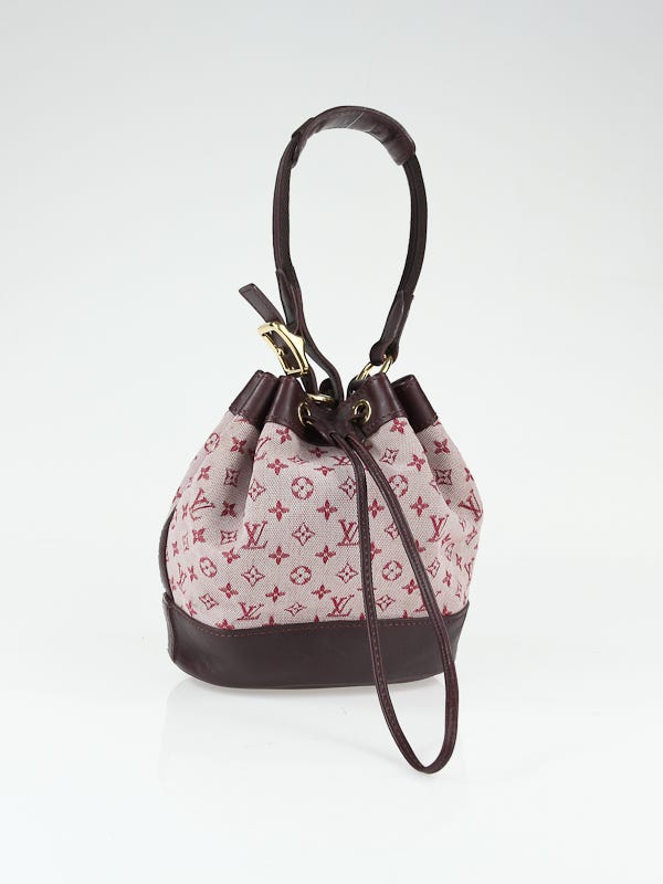 Louis Vuitton Cherry Red Monogram Mini Lin Mini Noe Bag