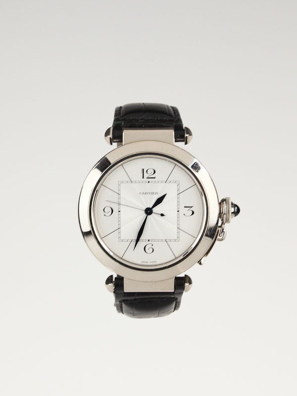 Cartier 42mm 18k White-Gold Pasha 2727 Automatic Unisex Watch W3018751