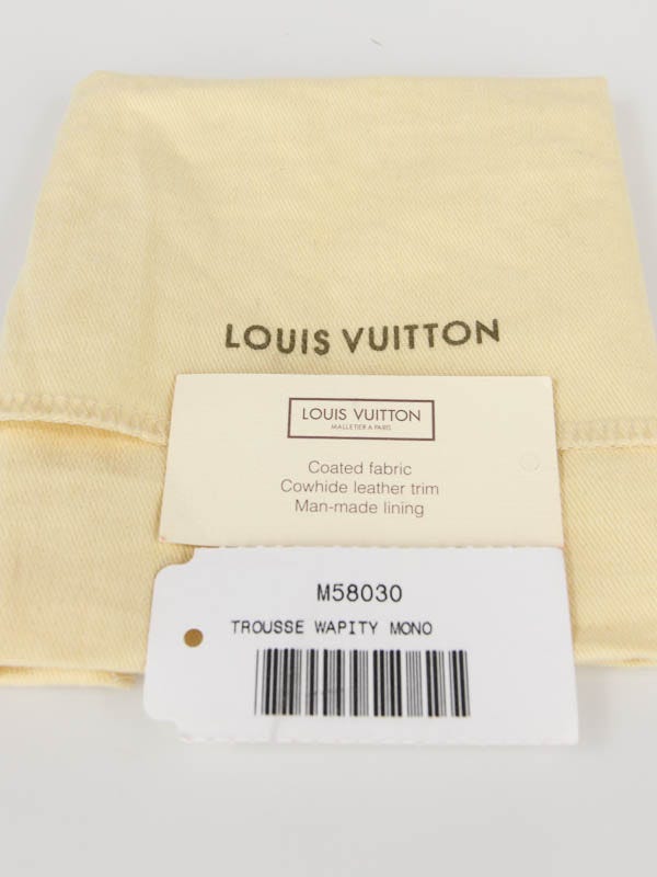 Auth Louis Vuitton Monogram Trousse Wapity Pouch Camera Case M58030 Used