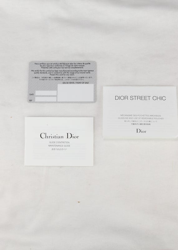 Christian Dior White Leather Street Chic Columbus Avenue
