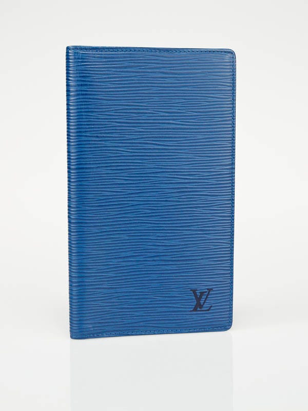 Louis Vuitton Toledo Blue Epi Leather Credit Card and Currency Wallet