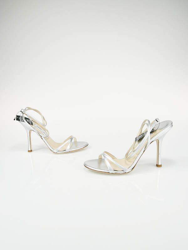 Jimmy choo metallic shoes 2025