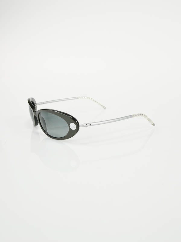 Chanel Grey Frame Grey Tint Lens Sunglasses - Yoogi's Closet