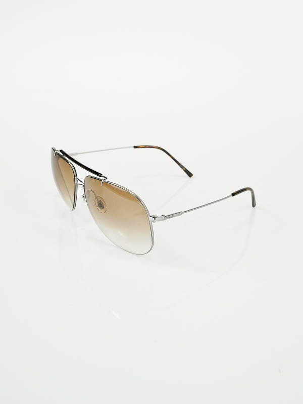 Gucci GG Brown Aviator Sunglasses