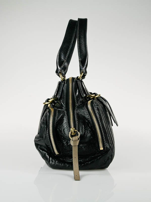Chloe Black Quilted Leather Medium Bay Bag | Yoogi's Closet
