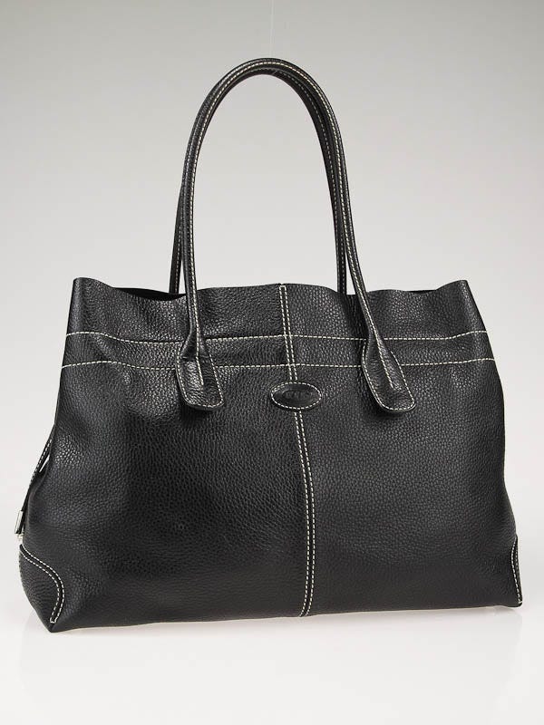 Tod's Black Leather D Bag Media Bag