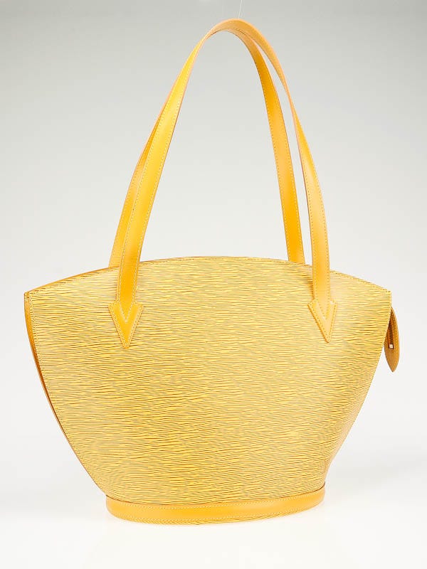 Louis Vuitton Yellow Epi Leather Saint Jacques GM Shopping Tote Bag