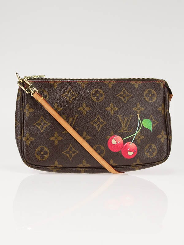 Louis Vuitton Limited Edition Cerises Monogram Pochette Bag