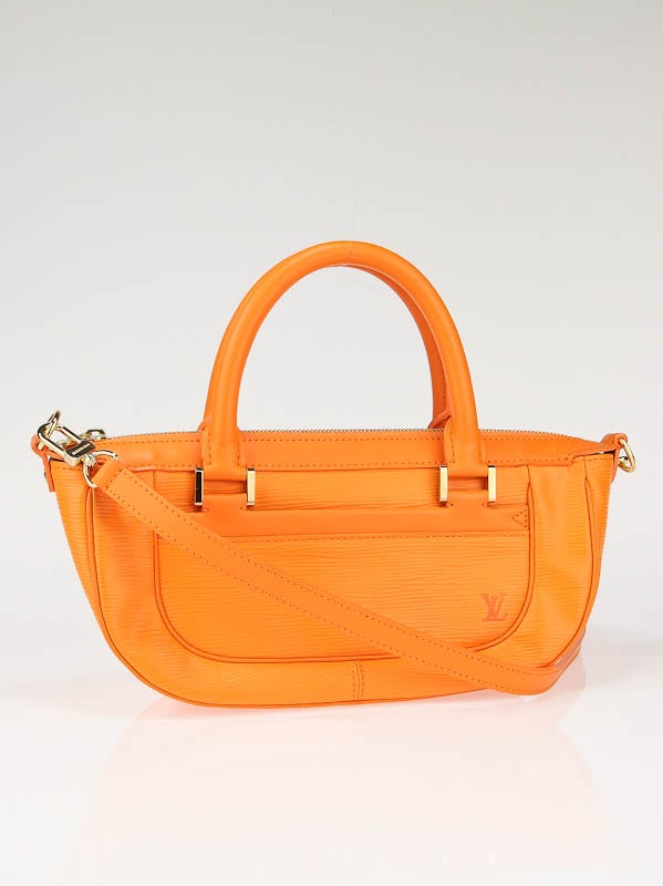 Louis Vuitton Orange Epi Leather Dhanura PM Bag