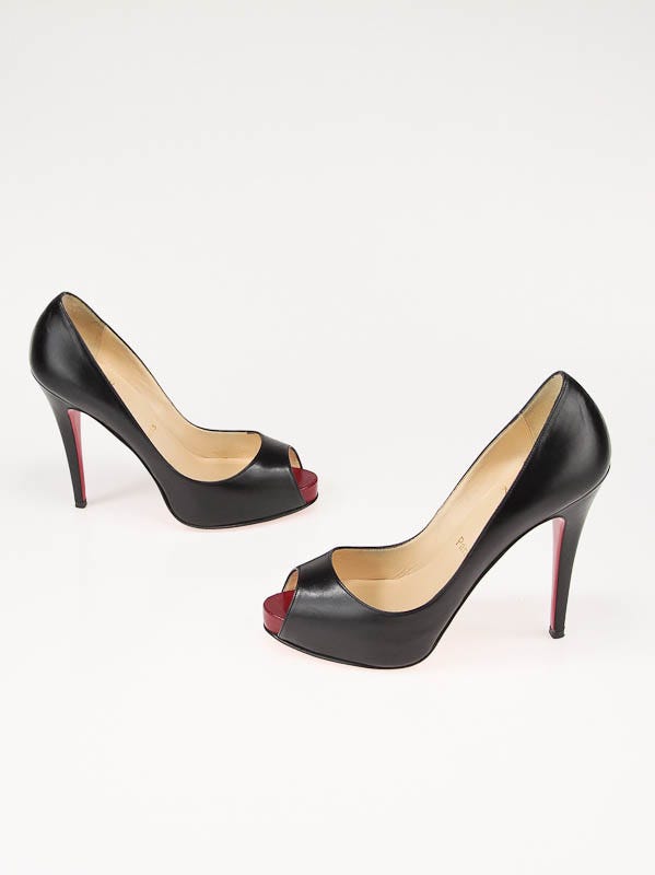 Christian louboutin online peep toe platform