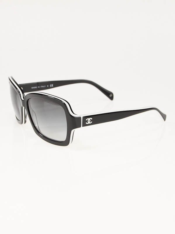black and white chanel sunglasses authentic