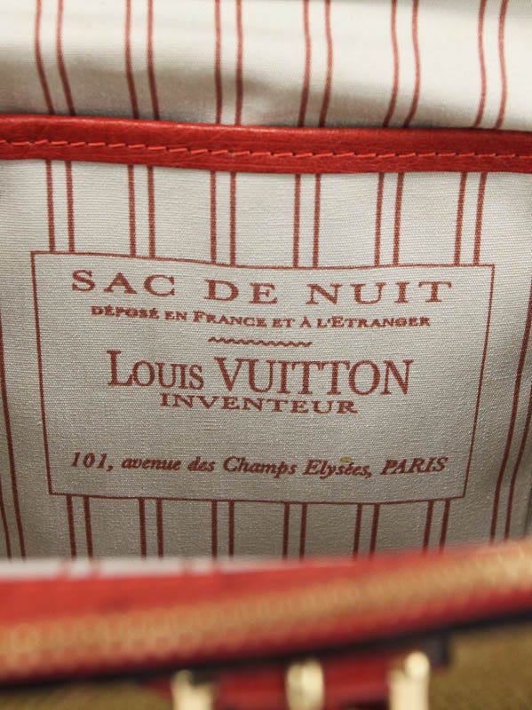 Louis Vuitton Limited Edition Sac de Nuit Toile Trianon Canvas Burnt Orange  Ostrich MM Bag - Yoogi's Closet