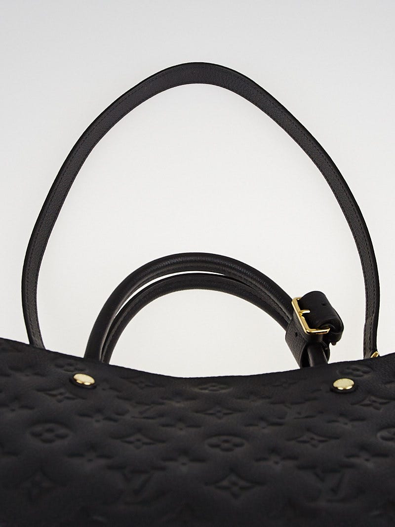 Louis Vuitton Empreinte Montaigne Gm Black 597007