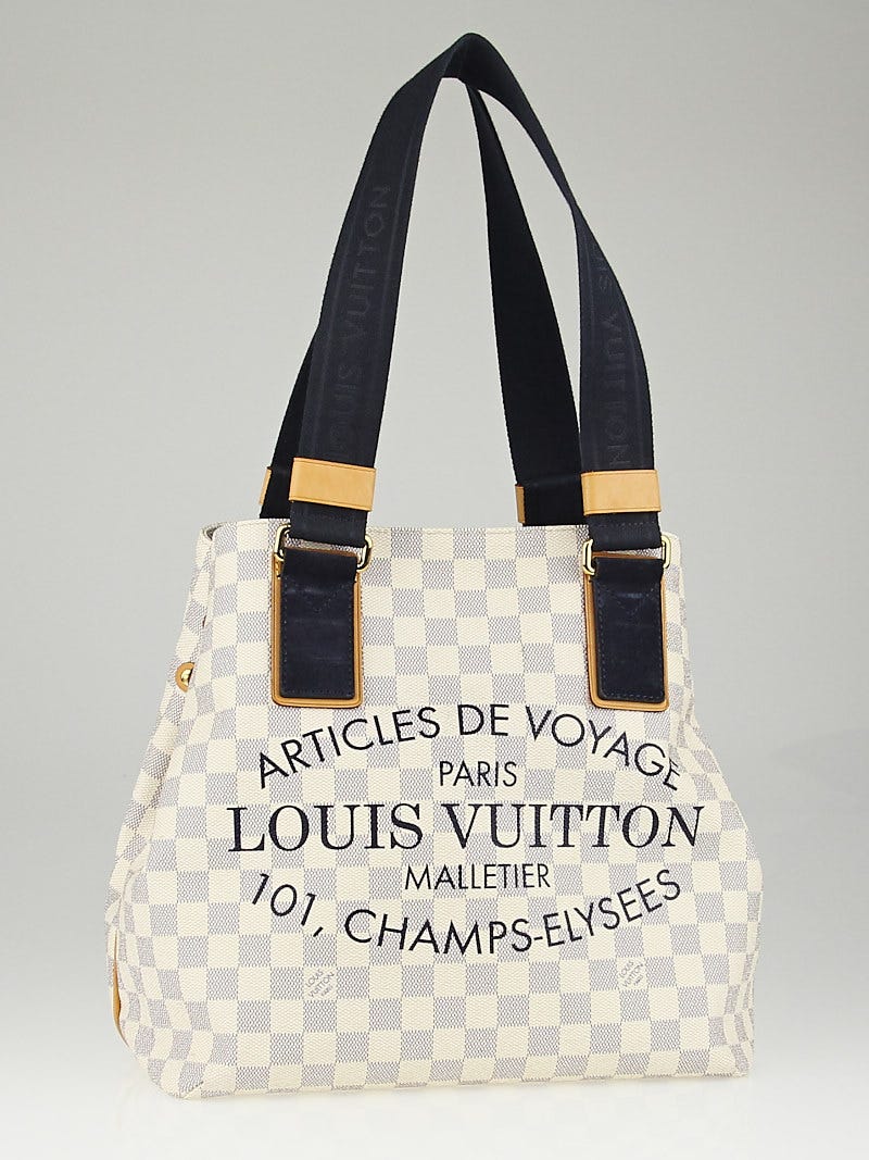Bolsa Louis Vuitton Damier Azur Canvas Beach Cabas Original