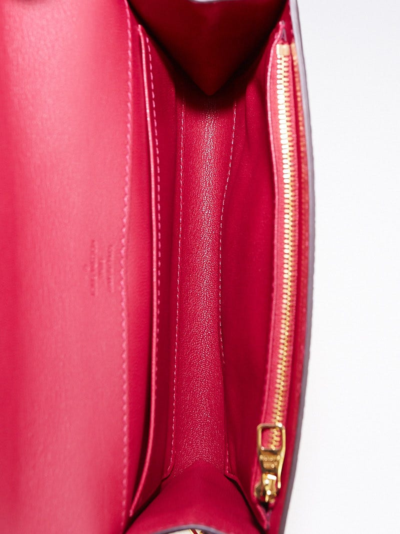Louis Vuitton Pink Python Chain Louise Clutch Bag | Yoogi's