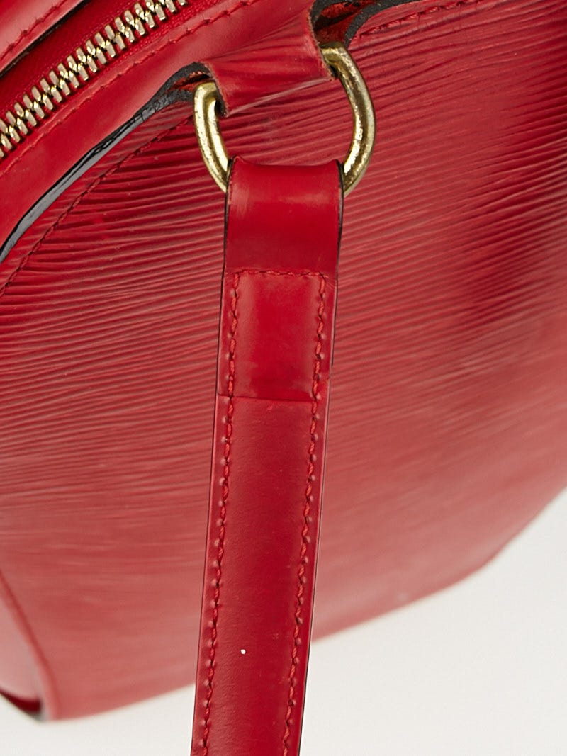 Mabillon leather backpack Louis Vuitton Red in Leather - 23418005