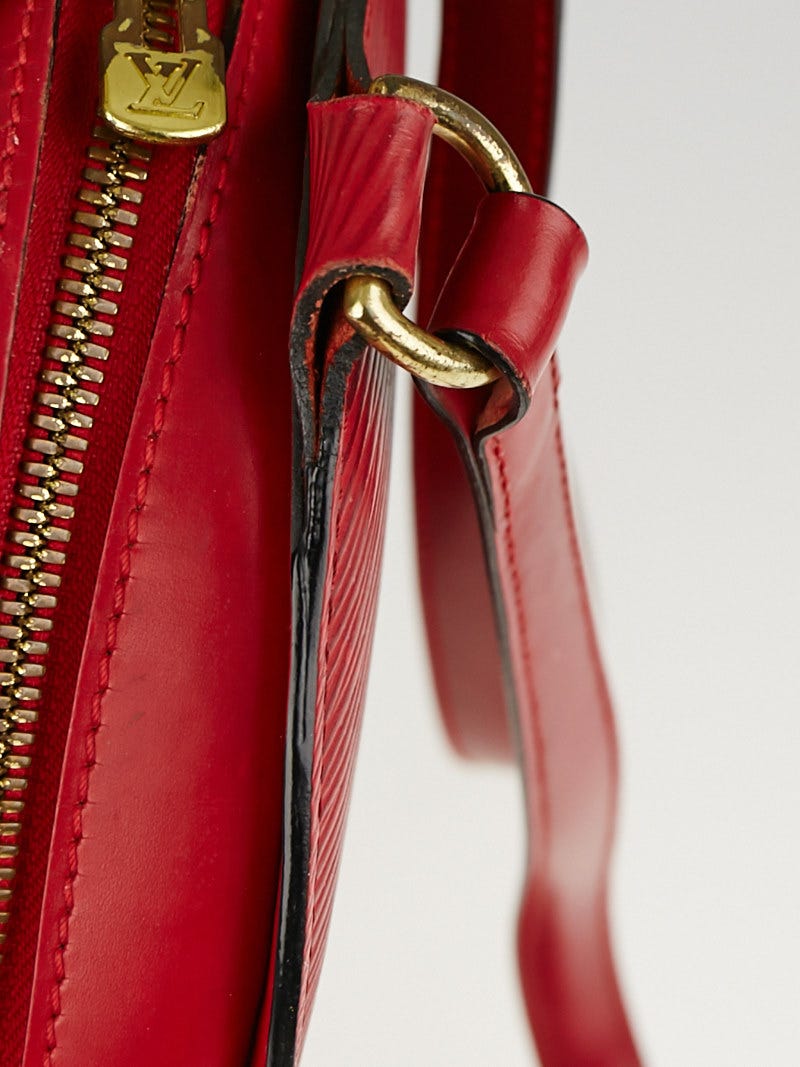 Louis Vuitton, Bags, Authentic Red Louis Vuitton Back Pack Epi Mabillon  Red Epi