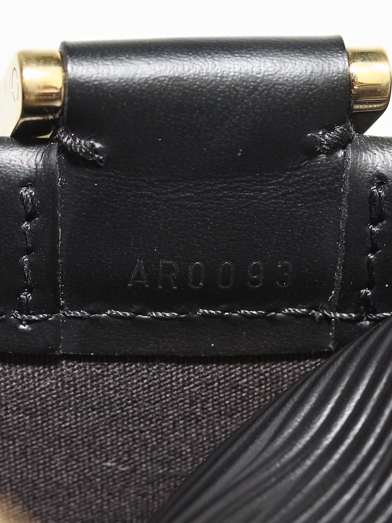 LOUIS VUITTON Dhanura Black Epi Leather Bag Shoulder Handbag - TT3316 