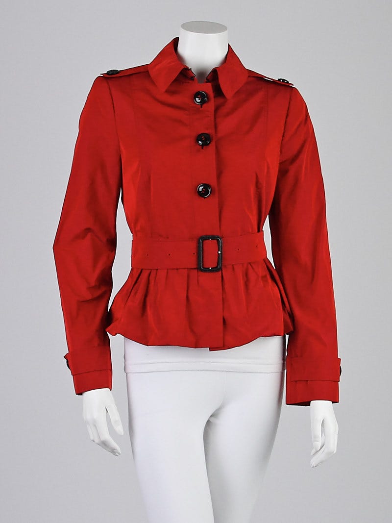 Burberry cheap peplum jacket