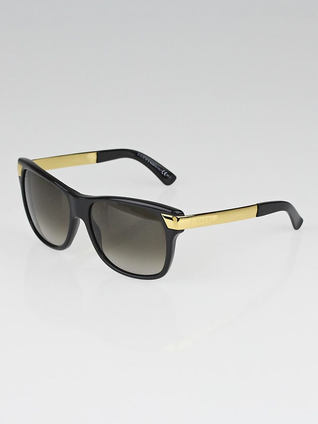 Gucci Black/Gold Wayfarer Sunglasses-3611/S