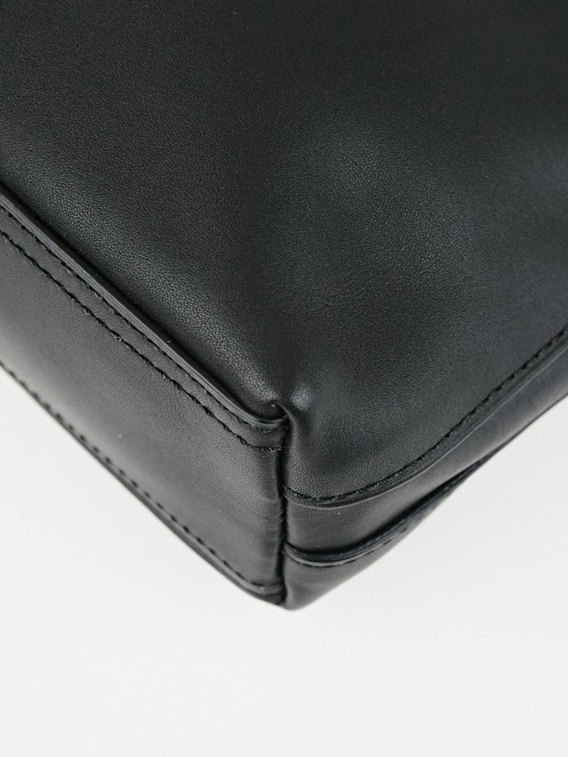 3.1 Phillip Lim Black Leather Medium 31 Minute Clutch Bag
